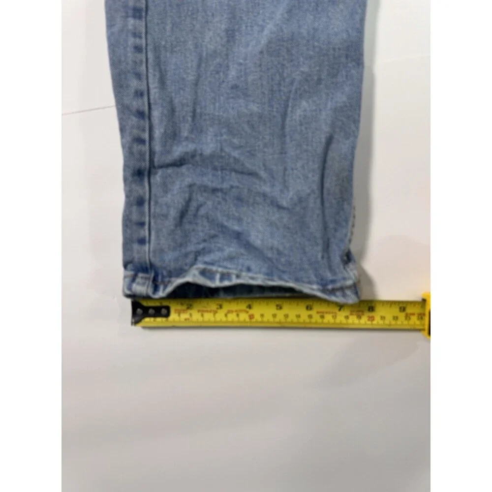 Levis 505 Jeans Mens 34x32 Blue Denim Straight Leg Medium Wash